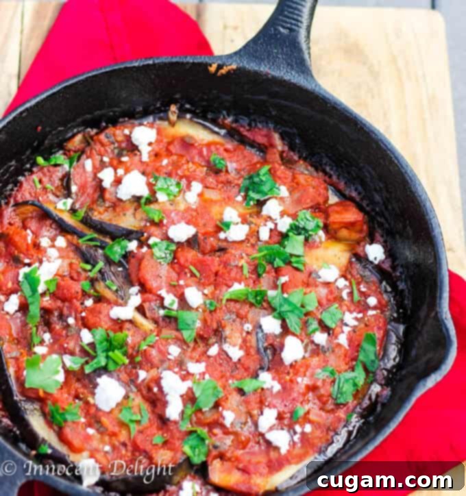 Turkish Inspired Eggplant with Tomatoes
