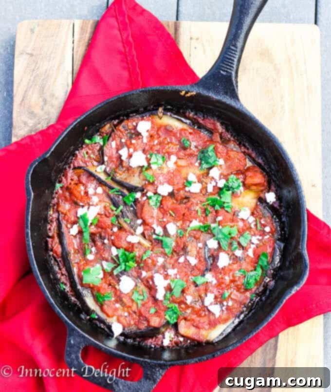 Turkish Inspired Eggplant with Tomatoes