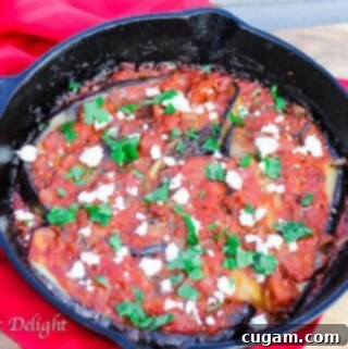 Turkish Eggplant Tomato Medley 9 Turkish Inspired Eggplant with Tomatoes