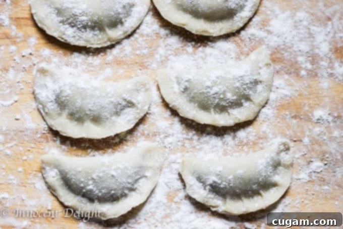 Sauerkraut and Mushrooms Pierogi from Scratch