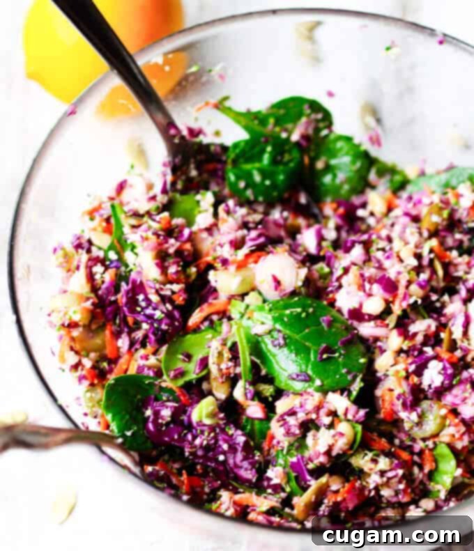 Perfect Detox Salad with Meyer Lemon Dressing