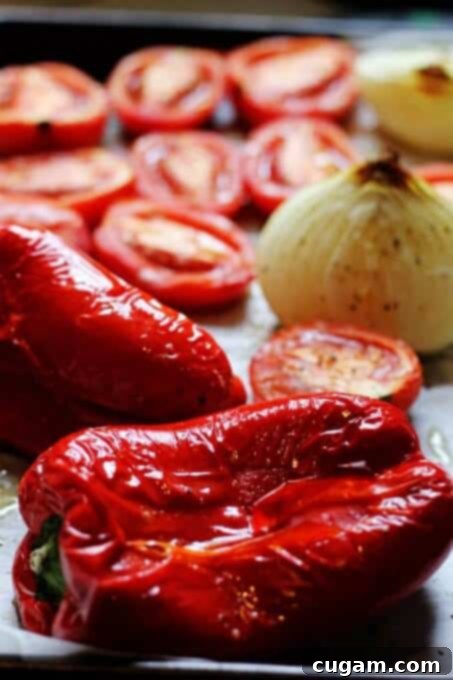 Romesco Sauce - Spanish smoky pepper and tomato sauce that can be served with fish, meat or vegetables.