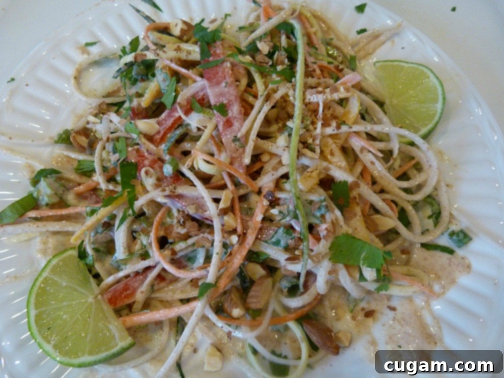 Gluten-free and Vegan Veggie Pad Thai, perfect for a healthy diet.