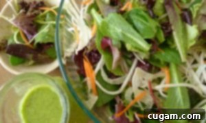 The Verdant Dream Salad 6 green goddess salad with dressing