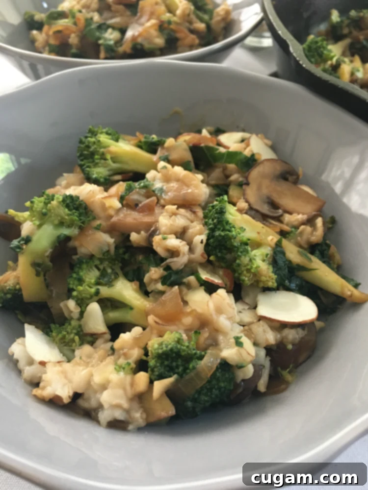 Savory Oatmeal Skillet
