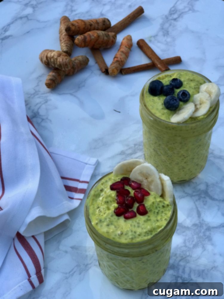 Golden Chia Pudding. Vegan. Gluten-free. Nutritious and Delicious