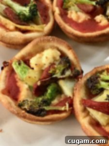 Vegan Ricotta Pizza Muffins