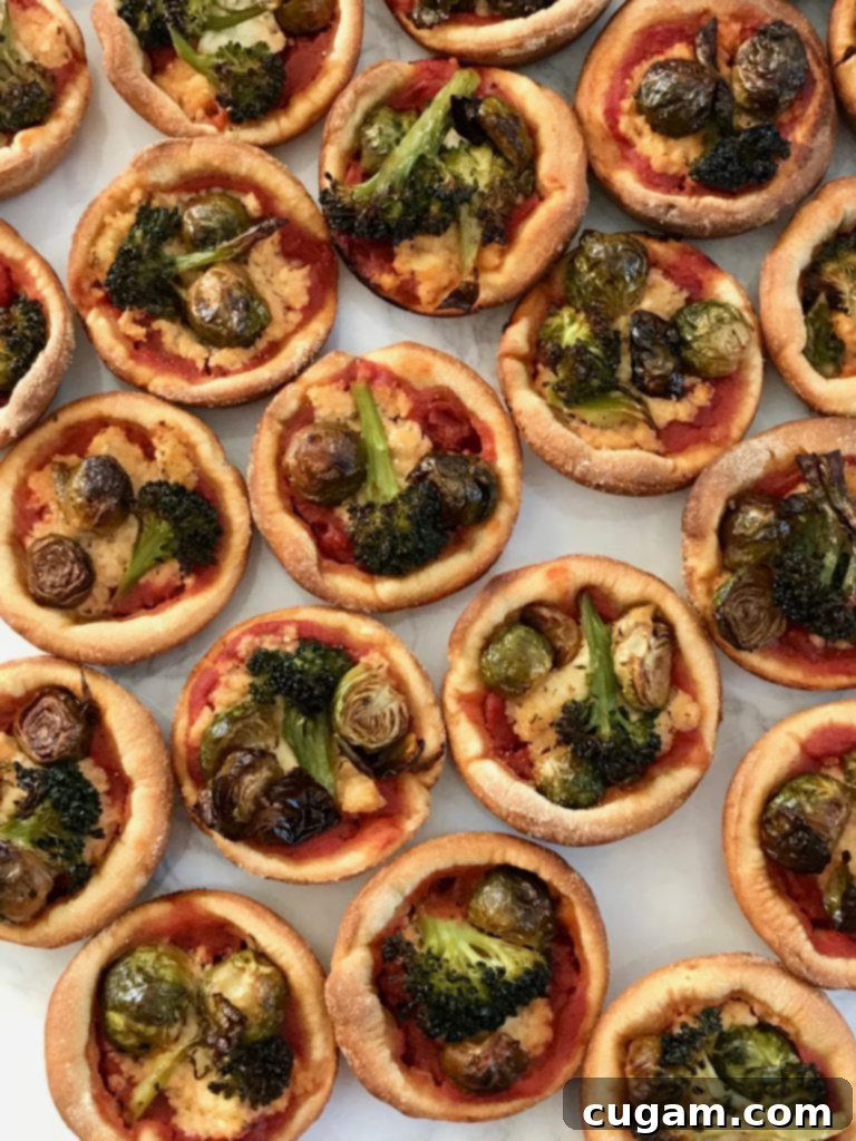 Vegan Ricotta Pizza muffins 