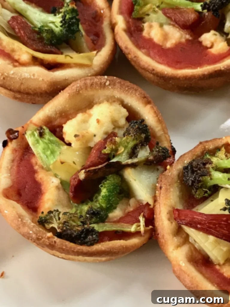 Vegan Ricotta Pizza Muffins
