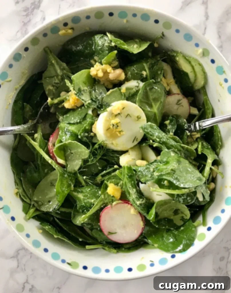 Quick & Easy Spinach Salad 7 Simple Spinach Salad