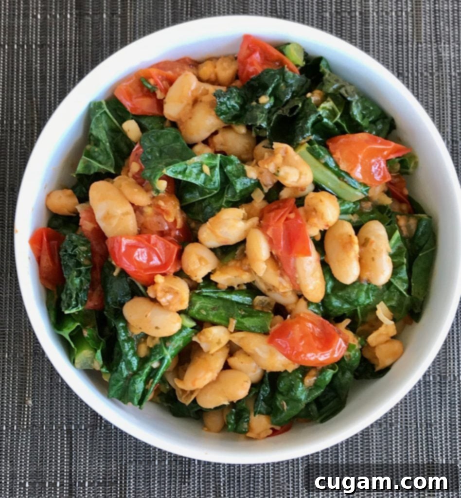 Beans + Greens, Healthy dish will fill you up, not out!