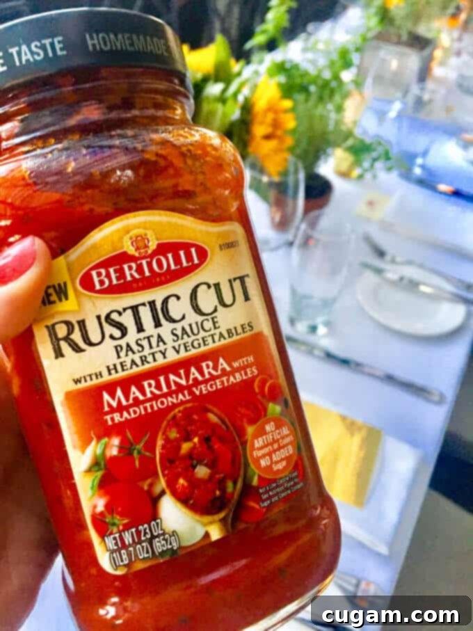 Essential ingredients for quick Skillet Pepperoni Pizza Sloppy Joes: lean ground turkey, Bertolli Rustic Cut Marinara Sauce, pepperoni, mozzarella, and buns. #Ad #ReachforRustic