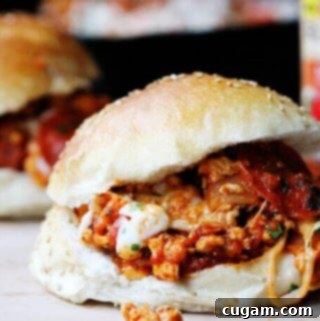Skillet Pepperoni Pizza Sloppy Joes are a very easy dish with ground turkey, Bertolli Rustic Cut Marinara Sauce, pepperoni and mozzarella cheese. It can be served on a bun or over pasta or polenta #Ad #ReachforRustic