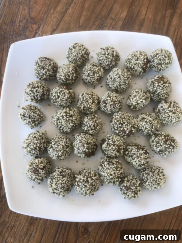Thin Mint Healthy Energy Bites