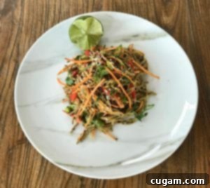 Sesame Soba Noodle + Veggie Salad