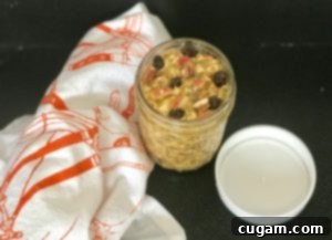 Autumn Spiced Overnight Oats 9 Pumpkin Overnight Oats. Gluten-free and Vegan.