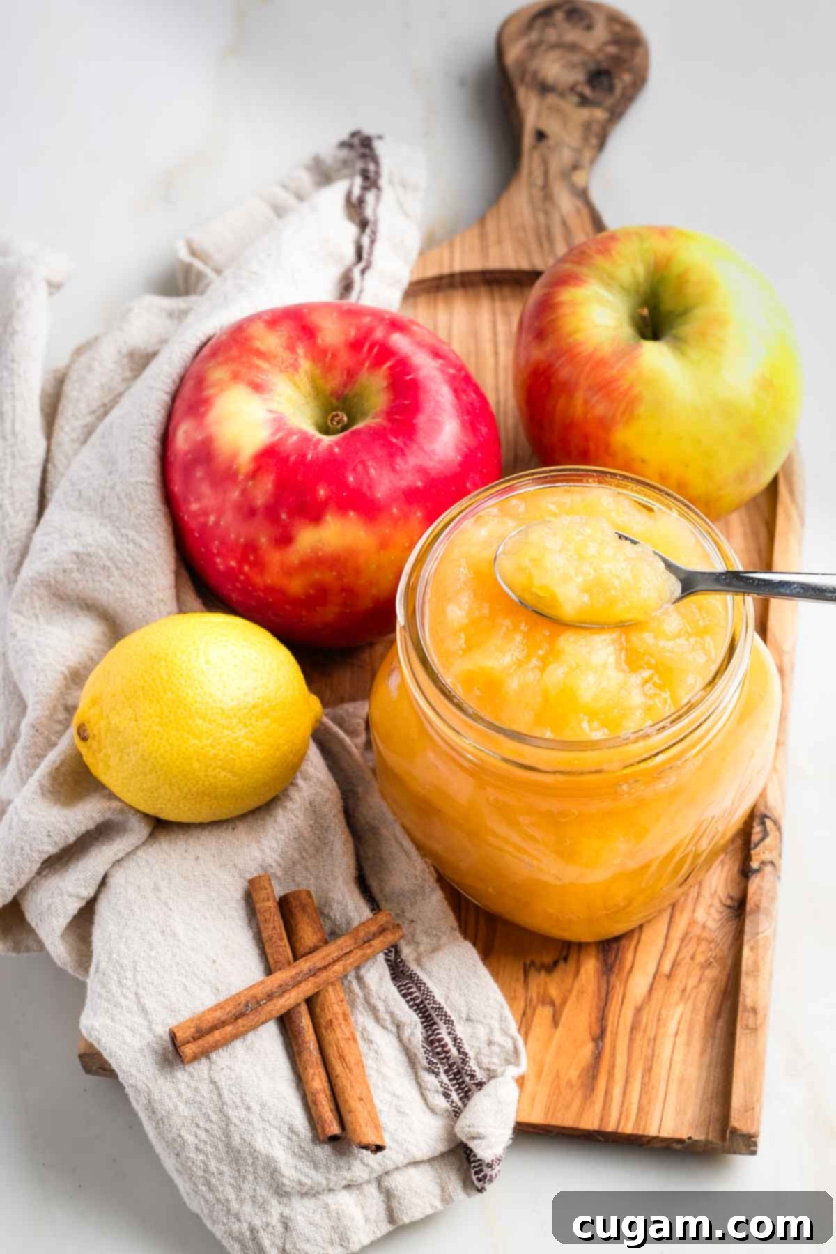Homemade Sugar-Free Applesauce 9 Jars of homemade applesauce.