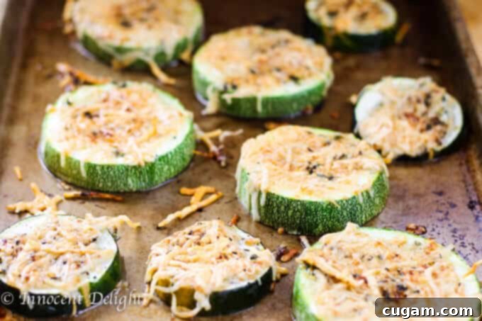 Parmesan crusted zucchini with black pepper, lemon zest and thyme, beautifully plated as an appetizer