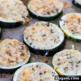 Parmesan crusted zucchini with black pepper