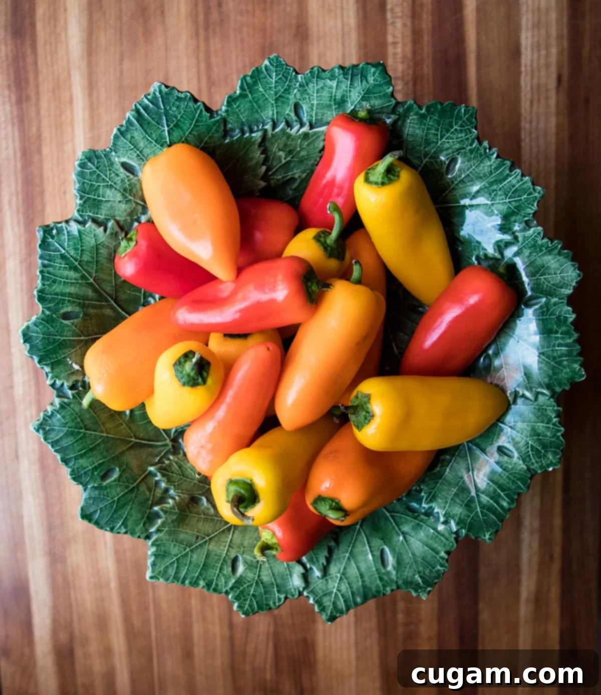 Mini Peppers make a nutrient dense vessel to hold the grain-free stuffing.
