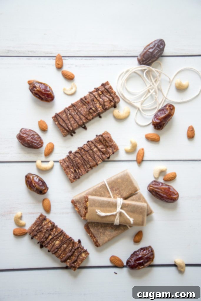 Grain Free No Bake Power Bars 3 Nuts and dates. Pack an energy bar to go.
