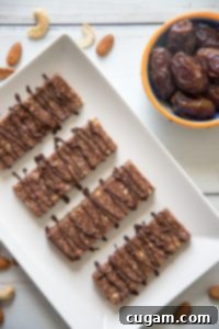Grain Free No Bake Power Bars 10 Soft and chewy no bake bars, drizzled with chocolate.