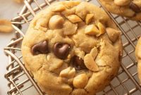 Chocolate Chip Peanut Butter Swirl Cookies